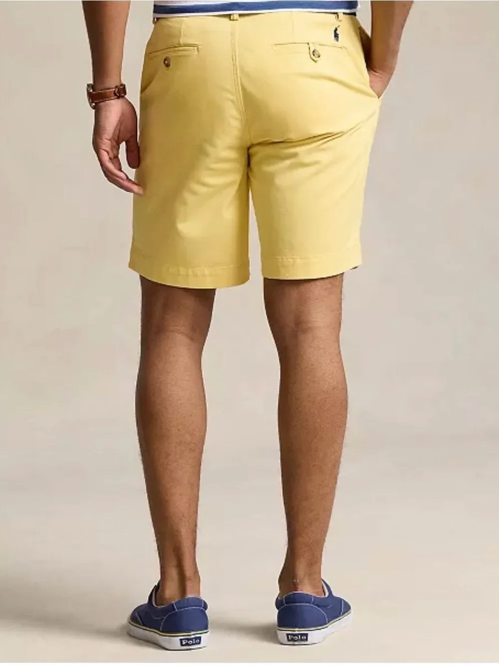 Polo Ralph Lauren Classic Fit 9” Chino Shorts Yellow 32 NWOT